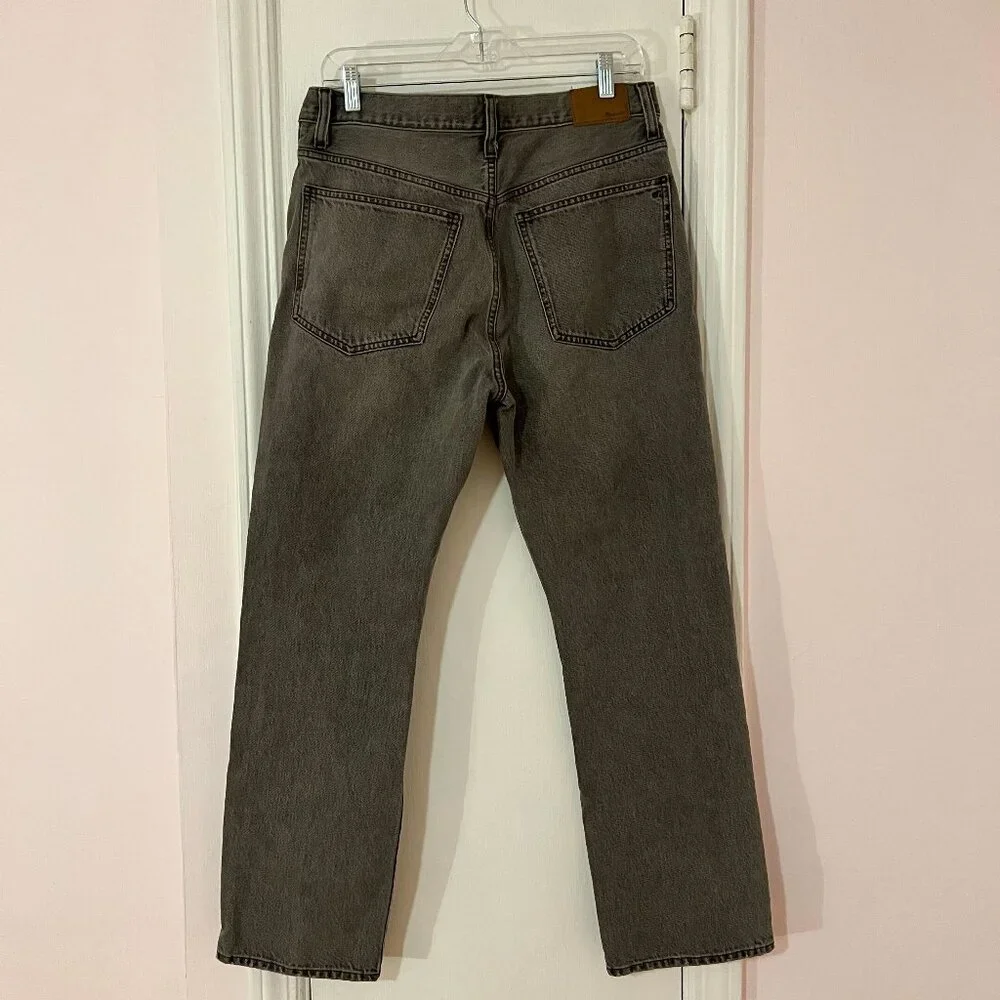 Madewell The '90s Straight Jean - Gray Size 30 - Picture 6 of 10